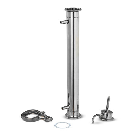 Shell-and-tube cooler "Aroma" with clamp 1,5 inches в Ижевске