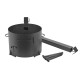 Stove with a diameter of 340 mm with a pipe for a cauldron of 8-10 liters в Ижевске