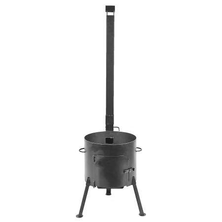 Stove with a diameter of 440 mm with a pipe for a cauldron of 18-22 liters в Ижевске