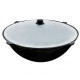 Uzbek cast iron cauldron 10 l round bottom в Ижевске
