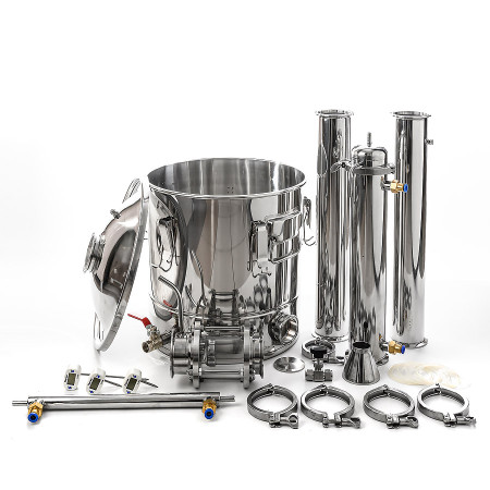 Packed distillation column 30/350/t with CLAMP 3 inches в Ижевске