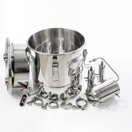 Double distillation apparatus 50/380/t with CLAMP 1,5 inches в Ижевске